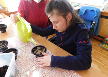 Zelený březen v Denním stacionáři Šimon