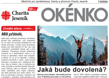 Právě vyšlo prázdninové Okénko
