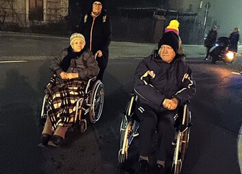 V lampionovém průvodu nechyběl ani sv. Martin na bílém koni