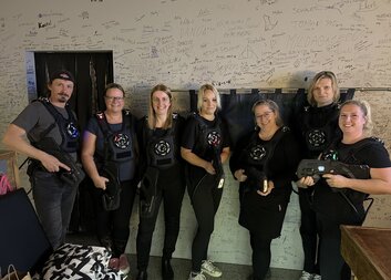 Tým stacionáře si dobyl baterky v Laser aréně