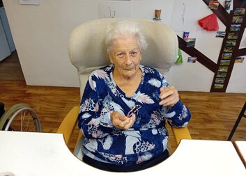 Tvořivé dopoledne v aktivizační dílně