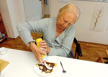 Den čokolády v aktivizační dílně