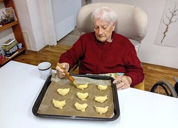 Domovem voněly svatomartinské rohlíčky